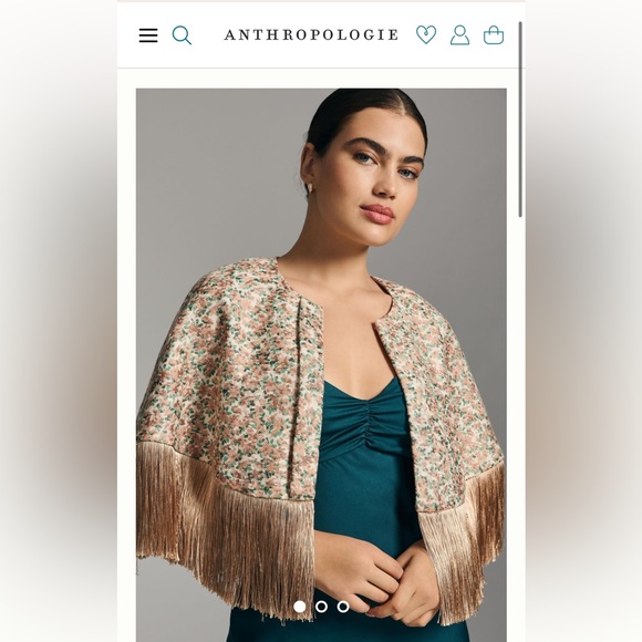 🛋️ Grandma’s Couch Fabric Fringe Caplet 🎭 - Picture 2 of 5